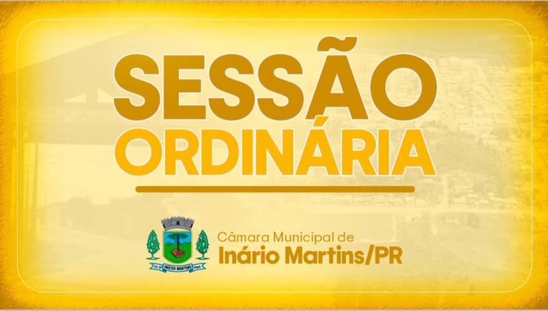 SESSÃO ORDINÁRIA